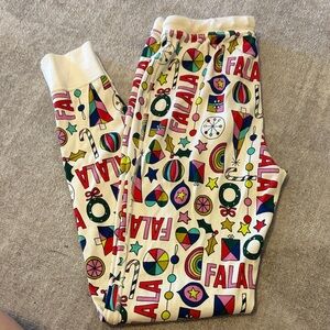 Hanna Anderson - FALALA print pajama bottoms